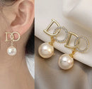 Alphabet Letter Earrings Women's Luxury Gold Earrings Personality Design Sense Simple Earrings - Tuzzut.com Qatar Online Shopping