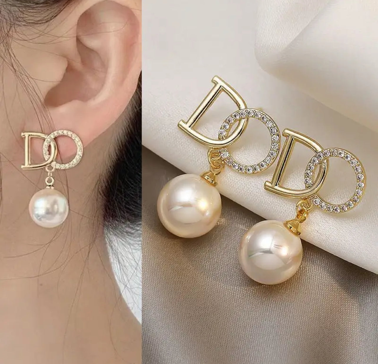 Alphabet Letter Earrings Women's S4484580 Alphabet Letter Earrings Women's S4484580