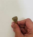 Arabic Muslim Rune Pattern Ring for Men's Ring Islamic Scripture Pattern Ring Size-8 - Tuzzut.com Qatar Online Shopping