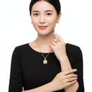 Women Square Zircon Necklace+Ring+Stud Earrings Jewelry 56751 - TUZZUT Qatar Online Shopping