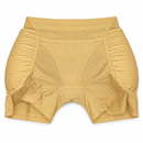 Women’s Golden Beige Mesh Padded Shaping Shorts 33318