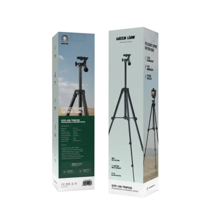 Green Lion GTP-100 Professional Tripod - TUZZUT Qatar Online Shopping
