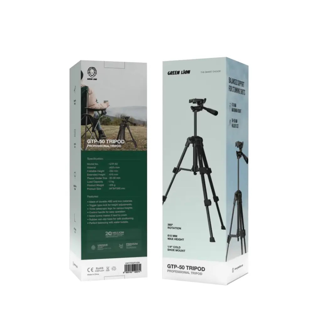 Green Lion GTP-50 Professional Tripod Green Lion GTP-50 Professional Tripod