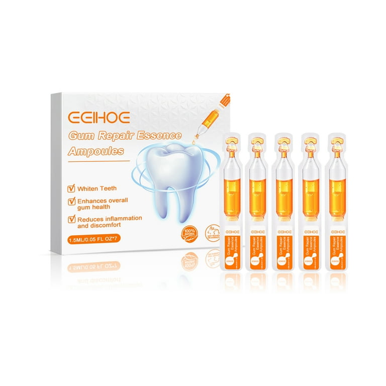 Gum Repair Essence Ampoules And Teeth Whitening Serum - 7pcs*1.5ml