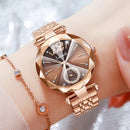 Luxury Jewelry Design Rose Gold Lady Wristwatch LA290 - TUZZUT Qatar Online Shopping