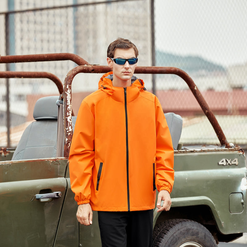 Men's Lightweight Waterproof Outdoor Jacket XX240 - TUZZUT Qatar Online Shopping