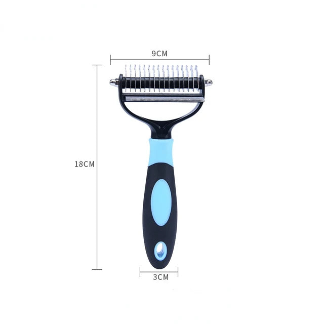 2 in 1 Professional Pet Grooming Tool - Tuzzut.com Qatar Online Shopping