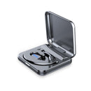 New Sport Waterproof Bluetooth Wireless Bone Conduction Ear-hook Headphone With 2200mAh Charging Case