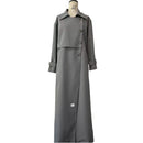 Women Abaya Windbreaker Long Wind Coat Autumn Winter Casual Outerwear 175163 - TUZZUT Qatar Online Shopping