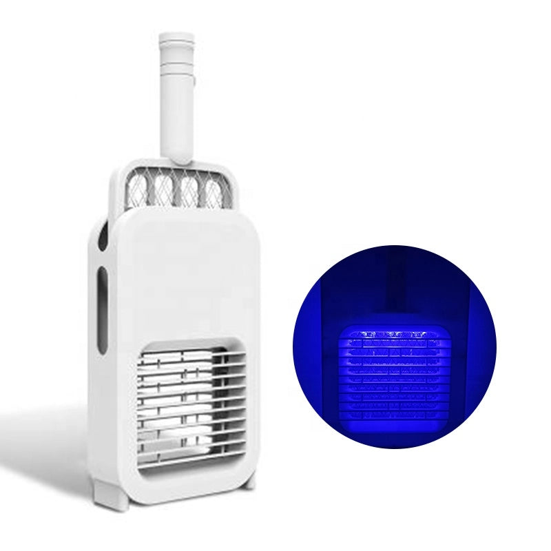 Fly Killer, Two-in-one Household Mute Mosquito Killer Led Dual-use Mosquito Swatter