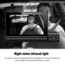 3 in 1 Driving Recorder Car Dashboard Front, Inside and Rear 1080P - 55825 - TUZZUT Qatar Online Shopping