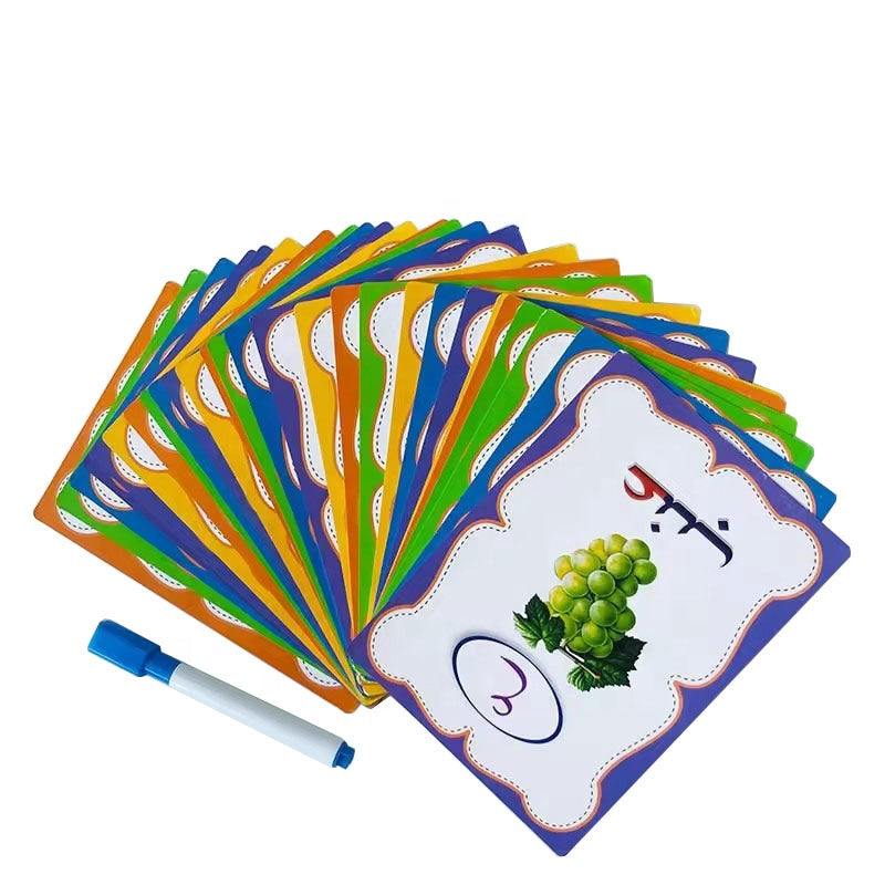 Arabic Alphabet Reading and Writing Practice Cards for Kids 1528166 - TUZZUT Qatar Online Shopping