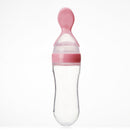 Baby Squeezy Silicone Spoon Bottle 1720389 - TUZZUT Qatar Online Shopping