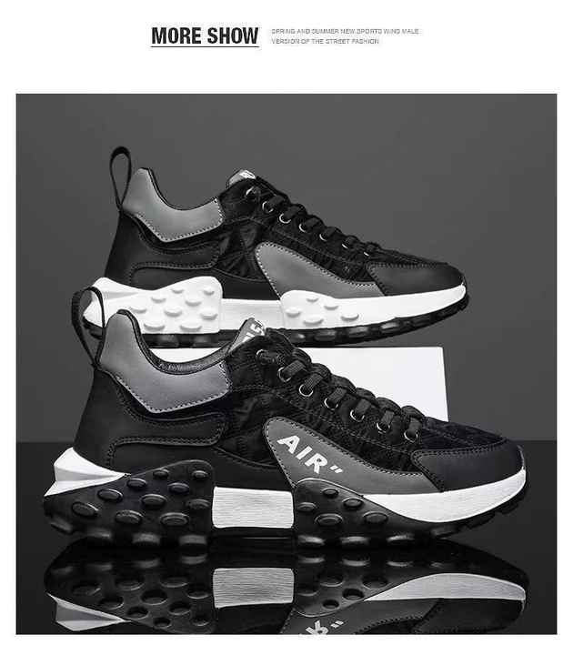 Newbella Men's Rover Sneakers Shoes SA3961BL - Black Newbella Men's Rover Sneakers Shoes SA3961BL - Black