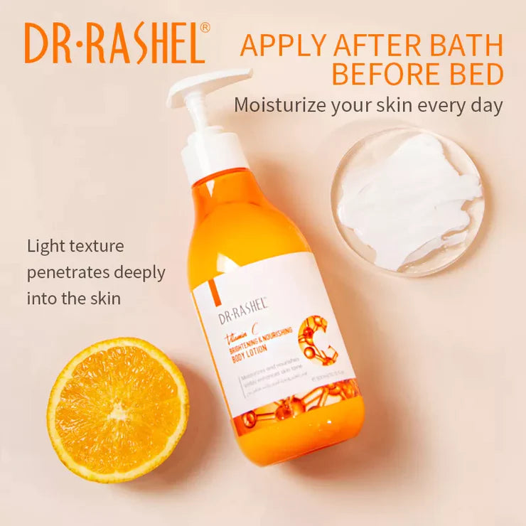 Dr. Rashel Vitamin C Brightening & Nourishing Body Lotion DRL-1687 - Tuzzut.com Qatar Online Shopping
