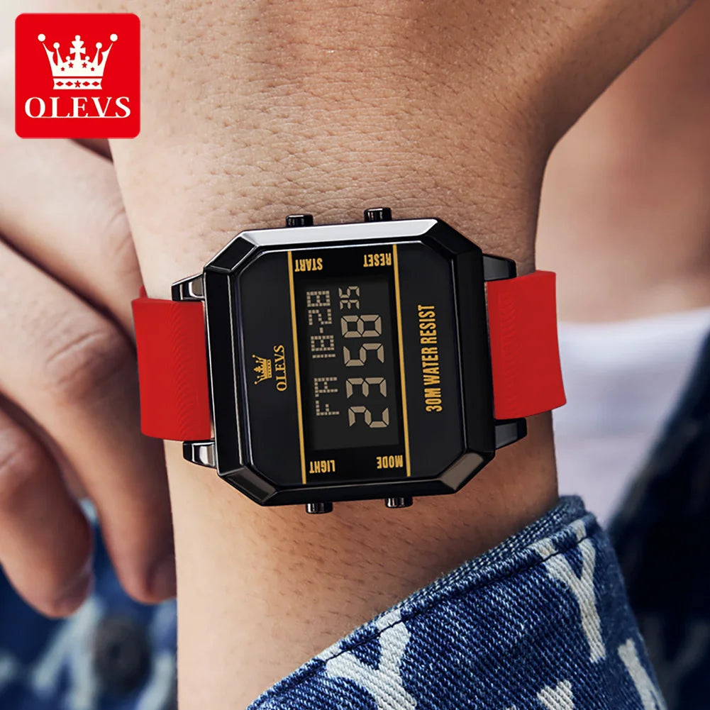 OLEVS Digital Mens Wristwatch W3376 OLEVS Digital Mens Wristwatch W3376
