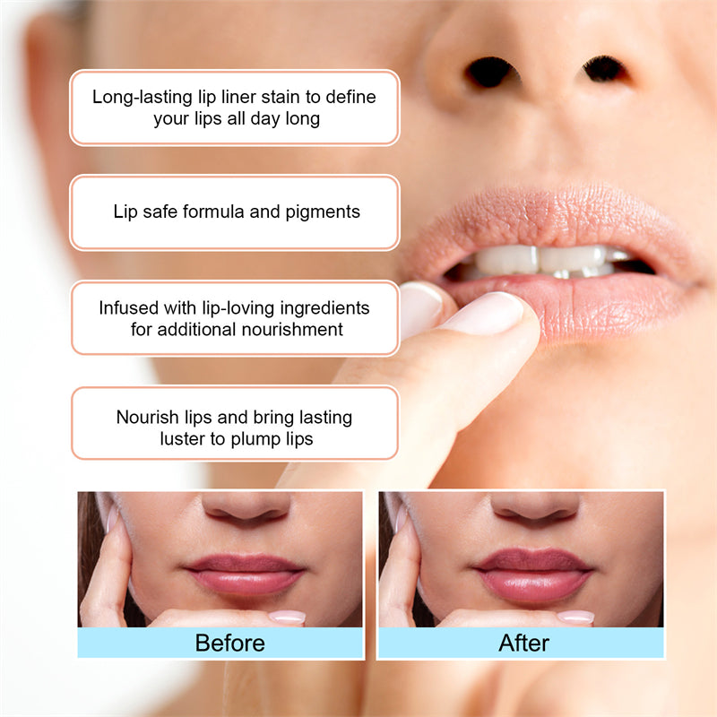 Ouhoe 5ml Lip Liner Nourishing Lasting Tattoo Peel Lipstick with Private Label for Lip Line Cosmetics - TUZZUT Qatar Online Shopping