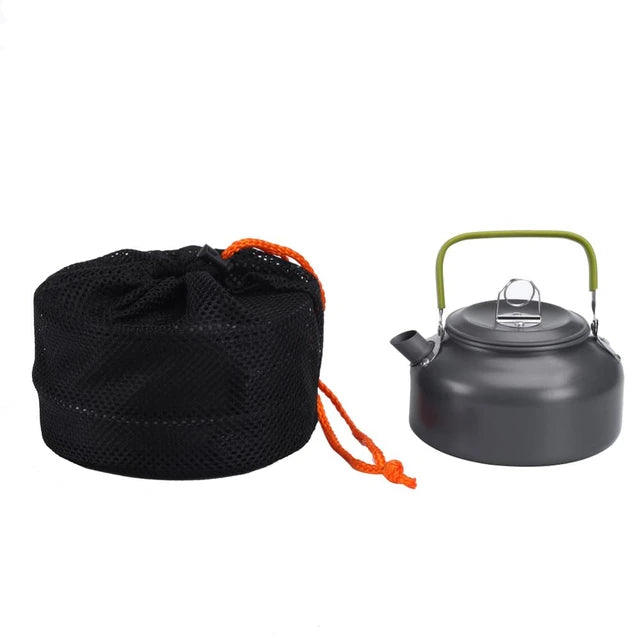 Camping Cookware Set Aluminum Nonstick Portable Outdoor Tableware Kettle Pot Cookset DS 308 Camping Cookware Set Aluminum Nonstick Portable Outdoor Tableware Kettle Pot Cookset DS 308