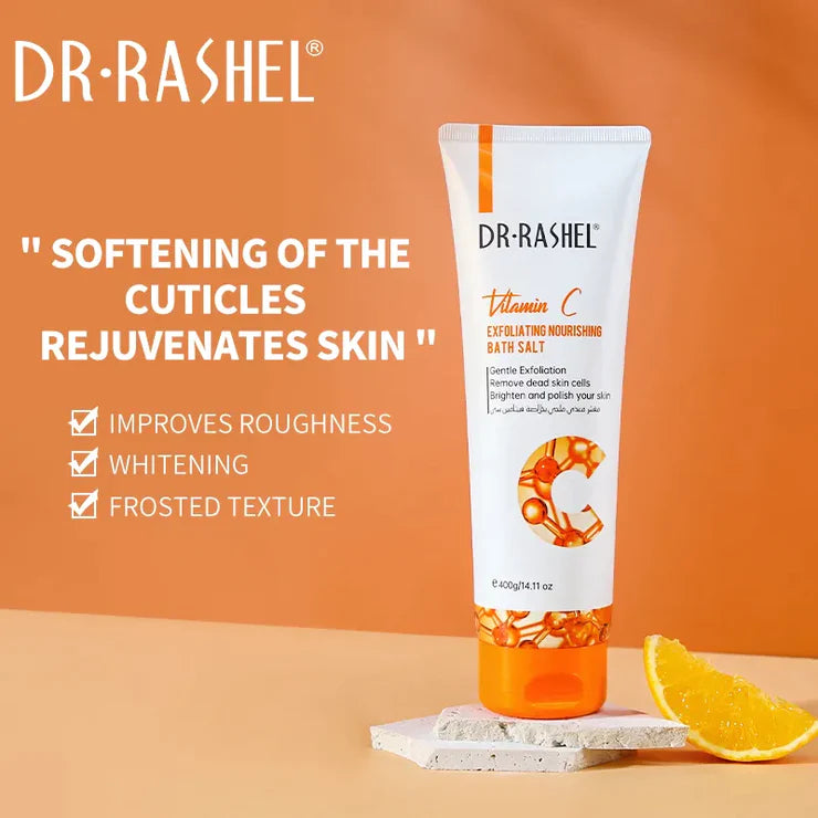 Dr.Rashel Vitamin C Exfoliating Nourishing Bath Salt - 400g DRL-1725 - Tuzzut.com Qatar Online Shopping