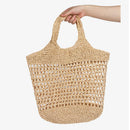 Woven Straw Shoulder Bag For Women B10576 - TUZZUT Qatar Online Shopping