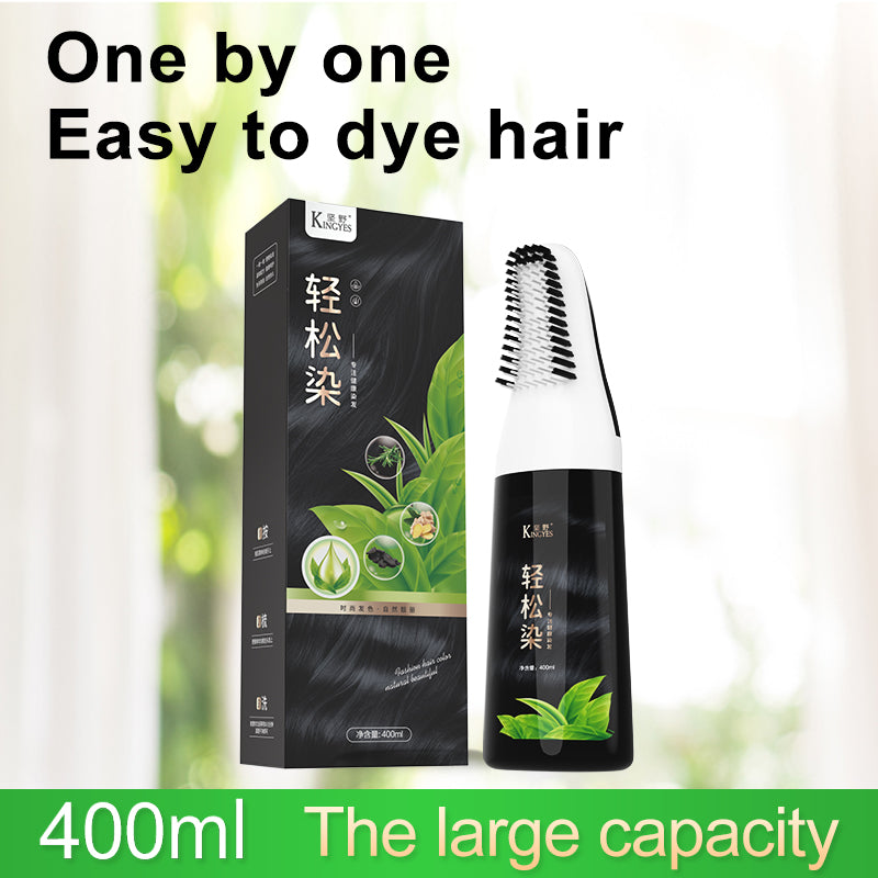 KingYes Herbal Ingredients Permanent Hair Color Cream With Hair Comb 400ml KingYes Herbal Ingredients Permanent Hair Color Cream With Hair Comb 400ml