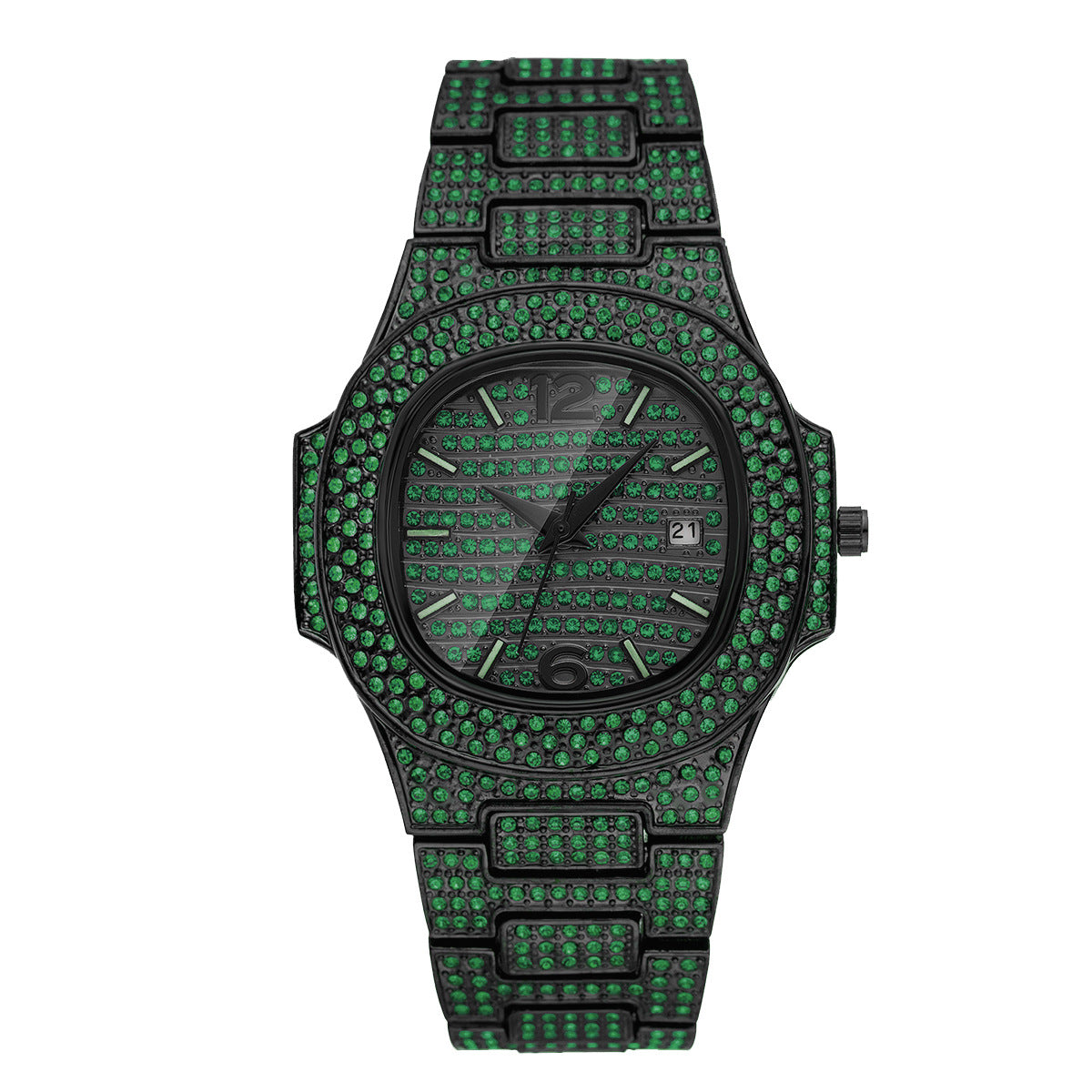 Luxury Diamond Iced Out Watch W1703 Luxury Diamond Iced Out Watch W1703