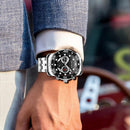 Stainless Steel Chronograph Watch for Men W5576 - TUZZUT Qatar Online Shopping