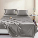 4pcs Silk Bed Sheets Set   B-167011 - TUZZUT Qatar Online Shopping