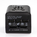 Travel Adapter with 3 USB Ports 220587 - TUZZUT Qatar Online Shopping