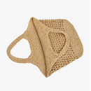 Woven Straw Shoulder Bag For Women B10576 - TUZZUT Qatar Online Shopping