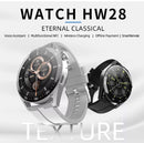 Smart Watch HW28 NFC 1.39" HD Screen Bluetooth Call Calories Wearfit - TUZZUT Qatar Online Shopping