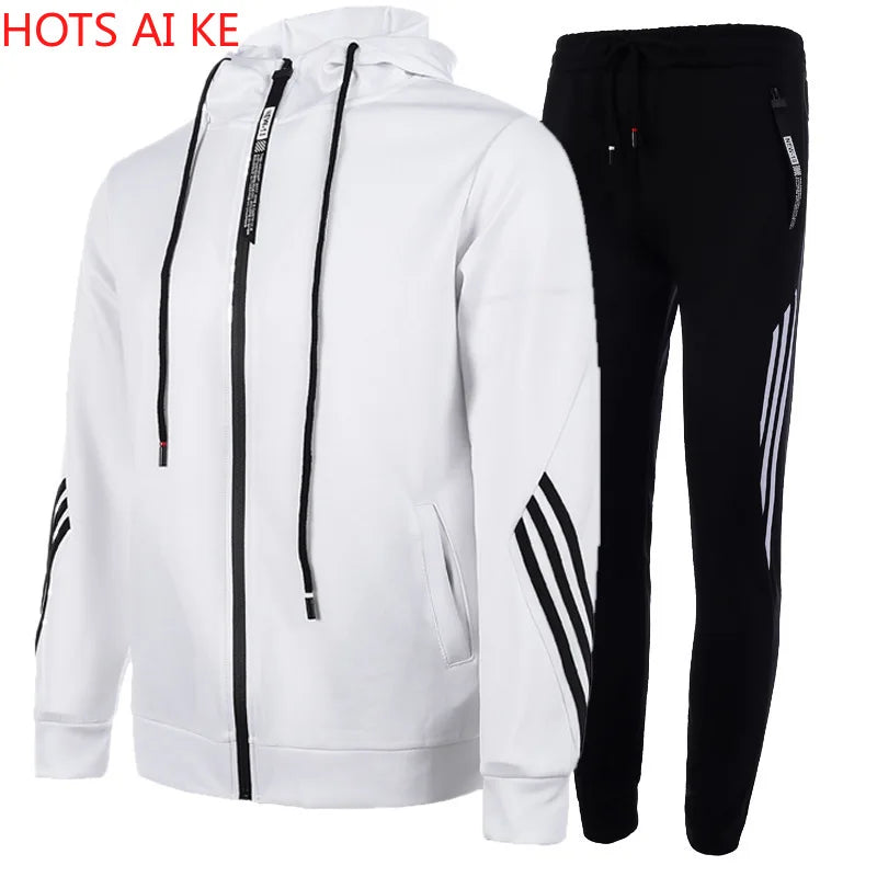 Autmn Men's Clothing Hoodies Pants Tracksuit P8954785 - TUZZUT Qatar Online Shopping