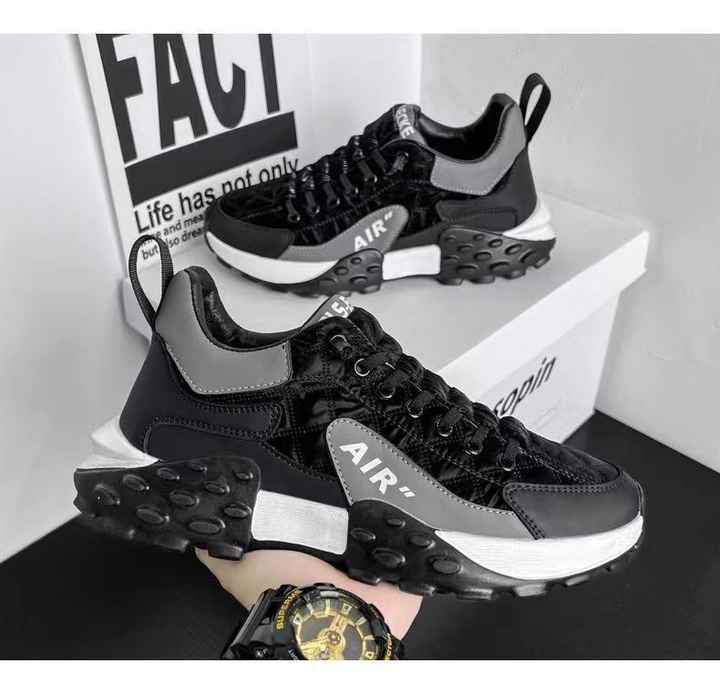 Newbella Men's Rover Sneakers Shoes SA3961BL - Black Newbella Men's Rover Sneakers Shoes SA3961BL - Black