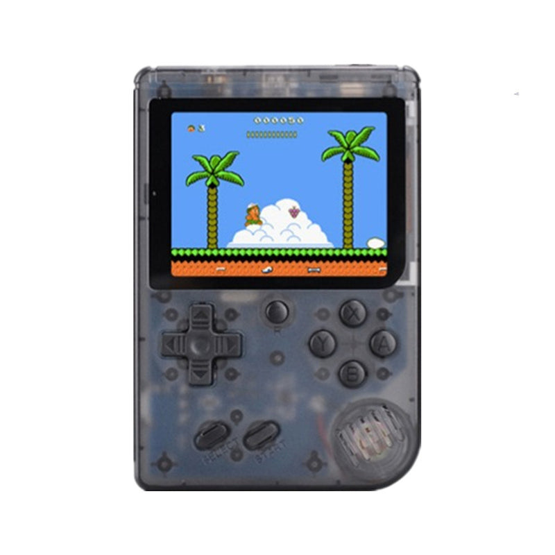 Handheld 400 Retro Games in 1 Mini Game Console Clear Black