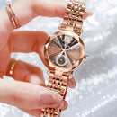 Luxury Jewelry Design Rose Gold Lady Wristwatch LA290 - TUZZUT Qatar Online Shopping