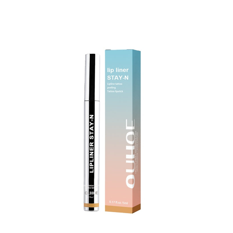 Ouhoe 5ml Lip Liner Nourishing Lasting Tattoo Peel Lipstick with Private Label for Lip Line Cosmetics Ouhoe 5ml Lip Liner Nourishing Lasting Tattoo Peel Lipstick with Private Label for Lip Line Cosmetics