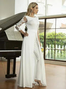 Women's Lugentolo Elegant Long-Sleeved Jumpsuits 008252800 S - TUZZUT Qatar Online Shopping