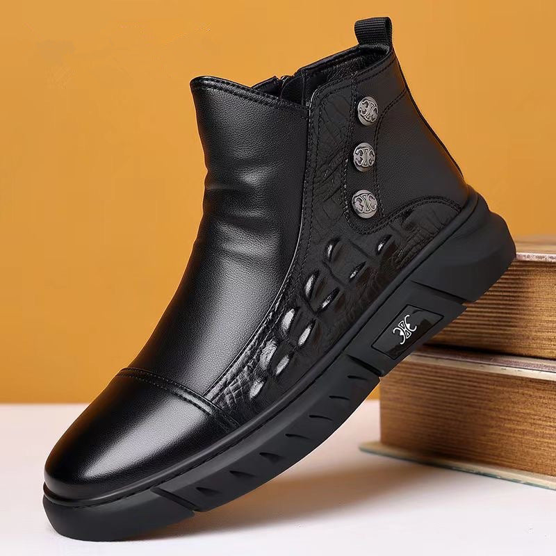 Formal Black Comfort Autumn Spring Pump Soft Side Zip Shoes FS35 Formal Black Comfort Autumn Spring Pump Soft Side Zip Shoes FS35
