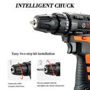 12V Multifunction Drill Screwdriver 2 Speed Electric Cordless Drill Driver Bits Set - Tuzzut.com Qatar Online Shopping
