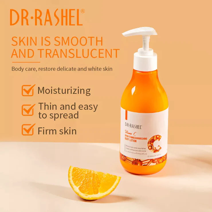 Dr. Rashel Vitamin C Brightening & Nourishing Body Lotion DRL-1687 - Tuzzut.com Qatar Online Shopping