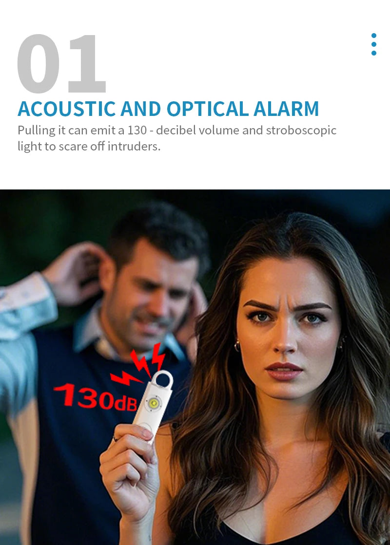 Personal Security Alarm Keychain With Led Lights Personal Security Alarm Keychain With Led Lights