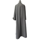 Women Abaya Windbreaker Long Wind Coat Autumn Winter Casual Outerwear 175163 - TUZZUT Qatar Online Shopping