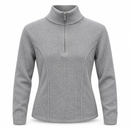 Men’s Grey Ribbed Quarter-Zip Sweater NS89