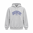 Women’s Light Grey Drawstring Pullover Hoodie YD56