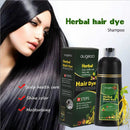 Herbal 500ml Natural Plant Conditioning Hair Dye Black Shampoo Fast Dye White Grey Hair Removal Dye Coloring Black Hair 24064 - Tuzzut.com Qatar Online Shopping