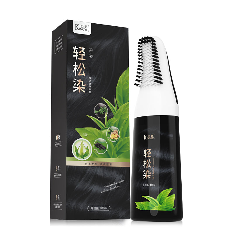 KingYes Herbal Ingredients Permanent Hair Color Cream With Hair Comb 400ml KingYes Herbal Ingredients Permanent Hair Color Cream With Hair Comb 400ml