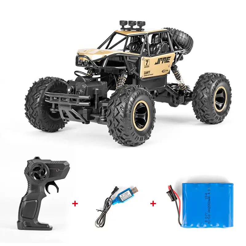 OMOONS 4Ghz High Speed Rc Cars 4X4 Wheel Remote Controlled Cars Toy Vehicles Educational Toys for 3 4 5 6 7 8 Year Old Boys Girls Kids B-117286