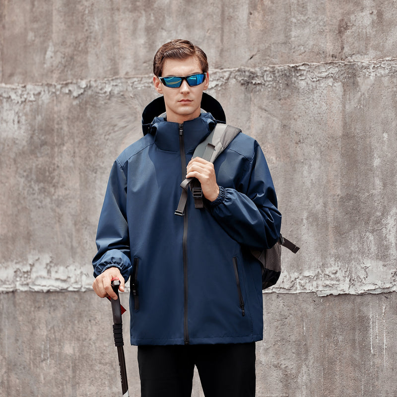 Men's Lightweight Waterproof Outdoor Jacket XX240 - TUZZUT Qatar Online Shopping