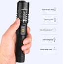 High lumens Battery indicator led flashlight xhp50.2 most powerful LEDtorch Zoom lantern 18650 Best Camping fishing hunting lamp X2015731 - Tuzzut.com Qatar Online Shopping