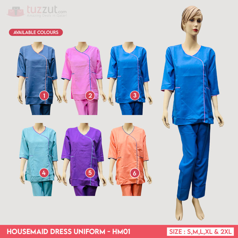 Housemaid Dress Uniform - HM01 - Tuzzut.com Qatar Online Shopping